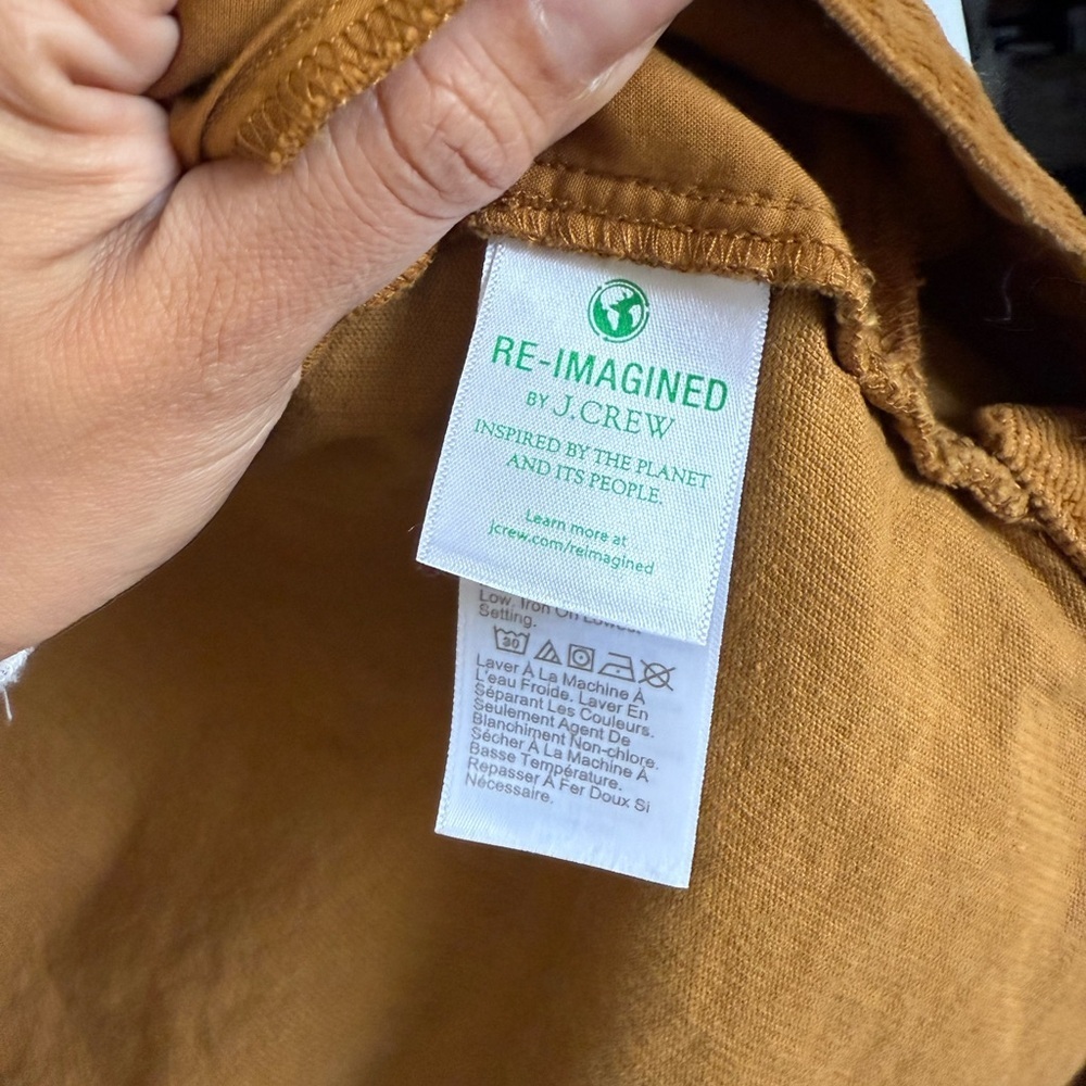 J.Crew Golden Brandy Corduroy Oversized Shirt Jacket Shacket Fall Sz S - Picture 6 of 7